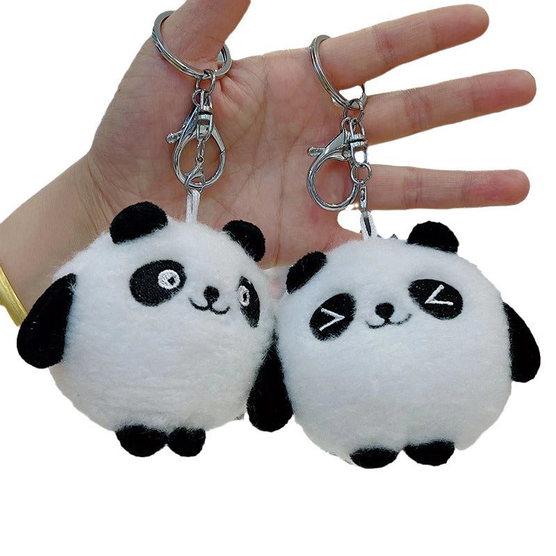 Panda doll keychain pendant