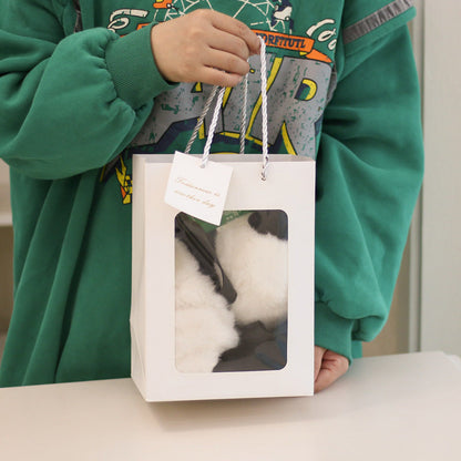 Panda Plush Backpack Doll
