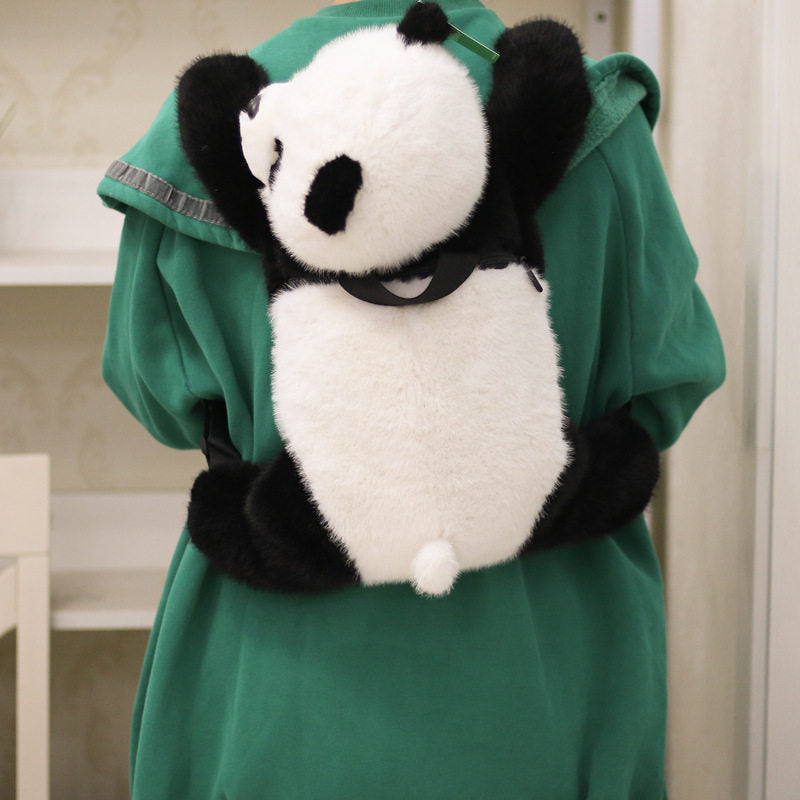 Panda Plush Backpack Doll