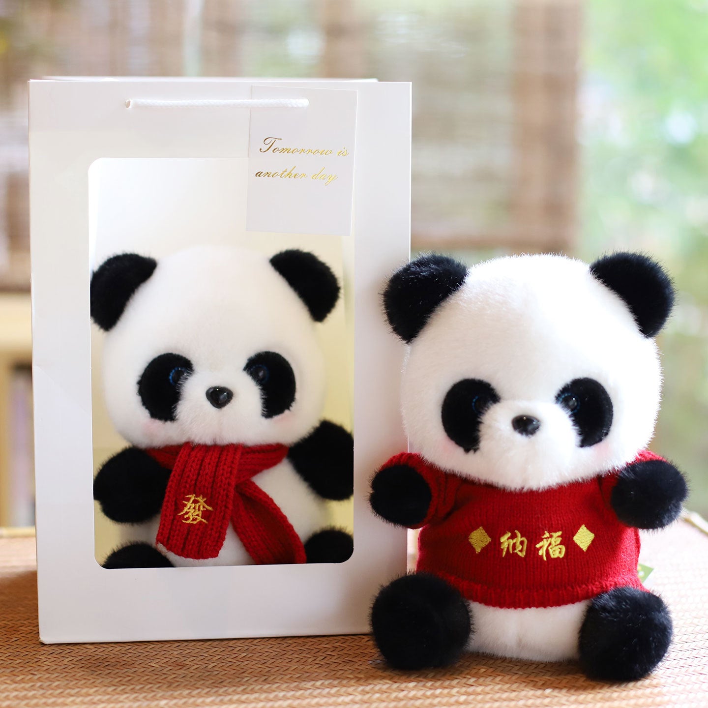 Panda plush toy