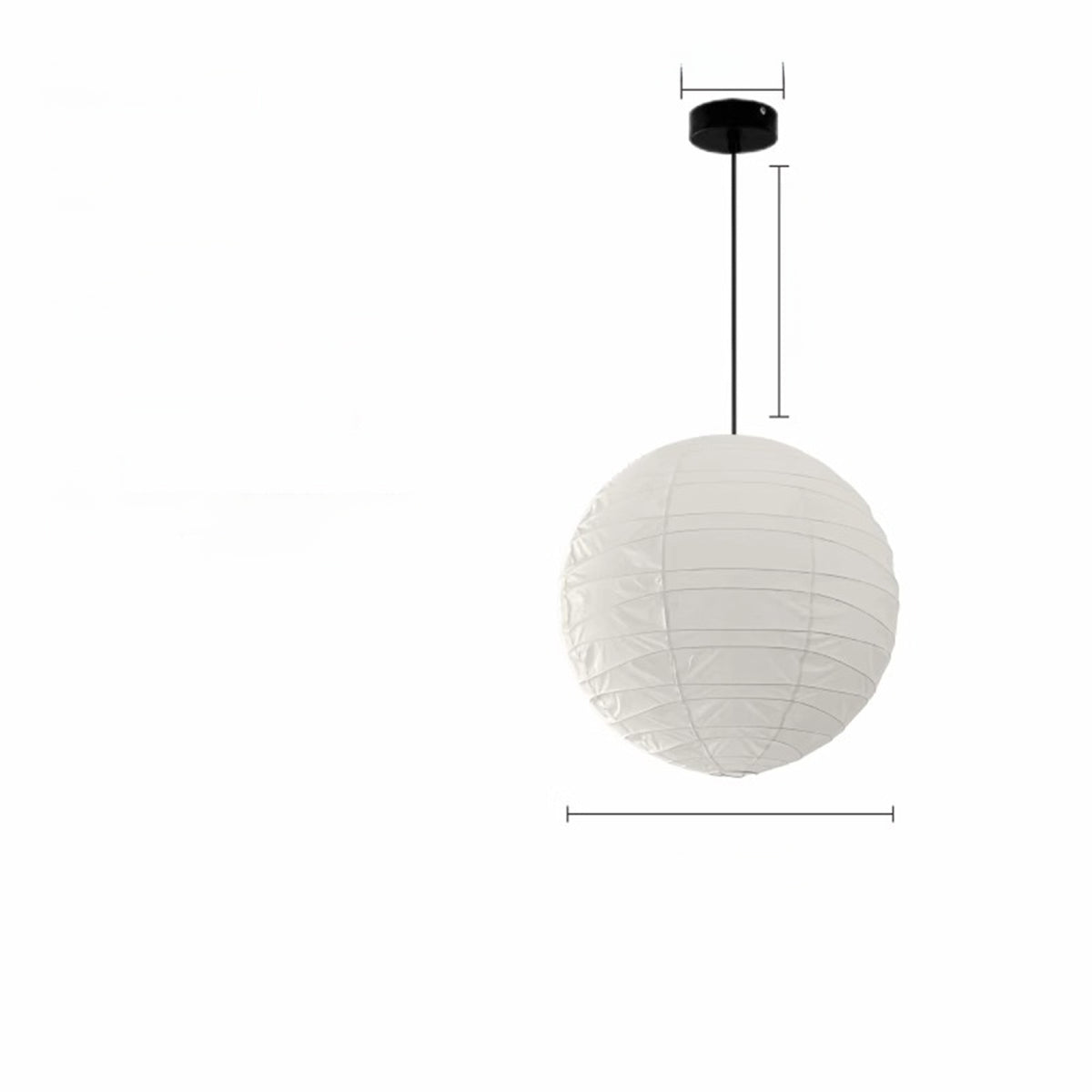Paper Chandelier with LED Light