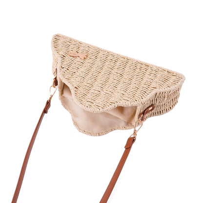 Paper Rope Single-Shoulder Woven Bag