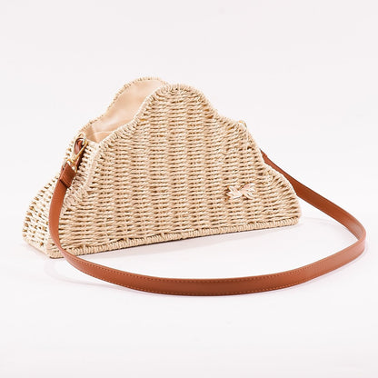 Paper Rope Single-Shoulder Woven Bag