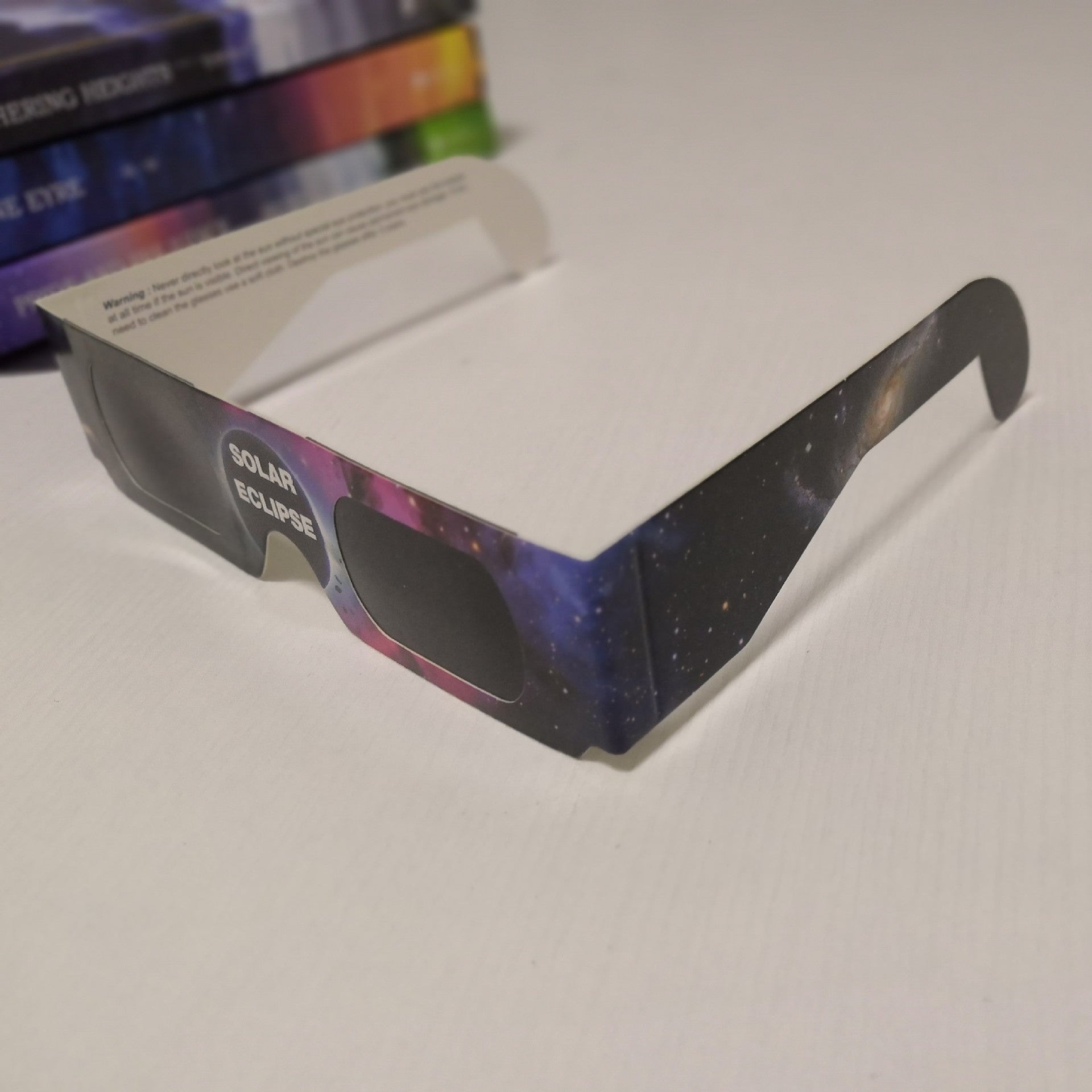 Paper Solar Eclipse Observation Glasses with Astronomical Designs
