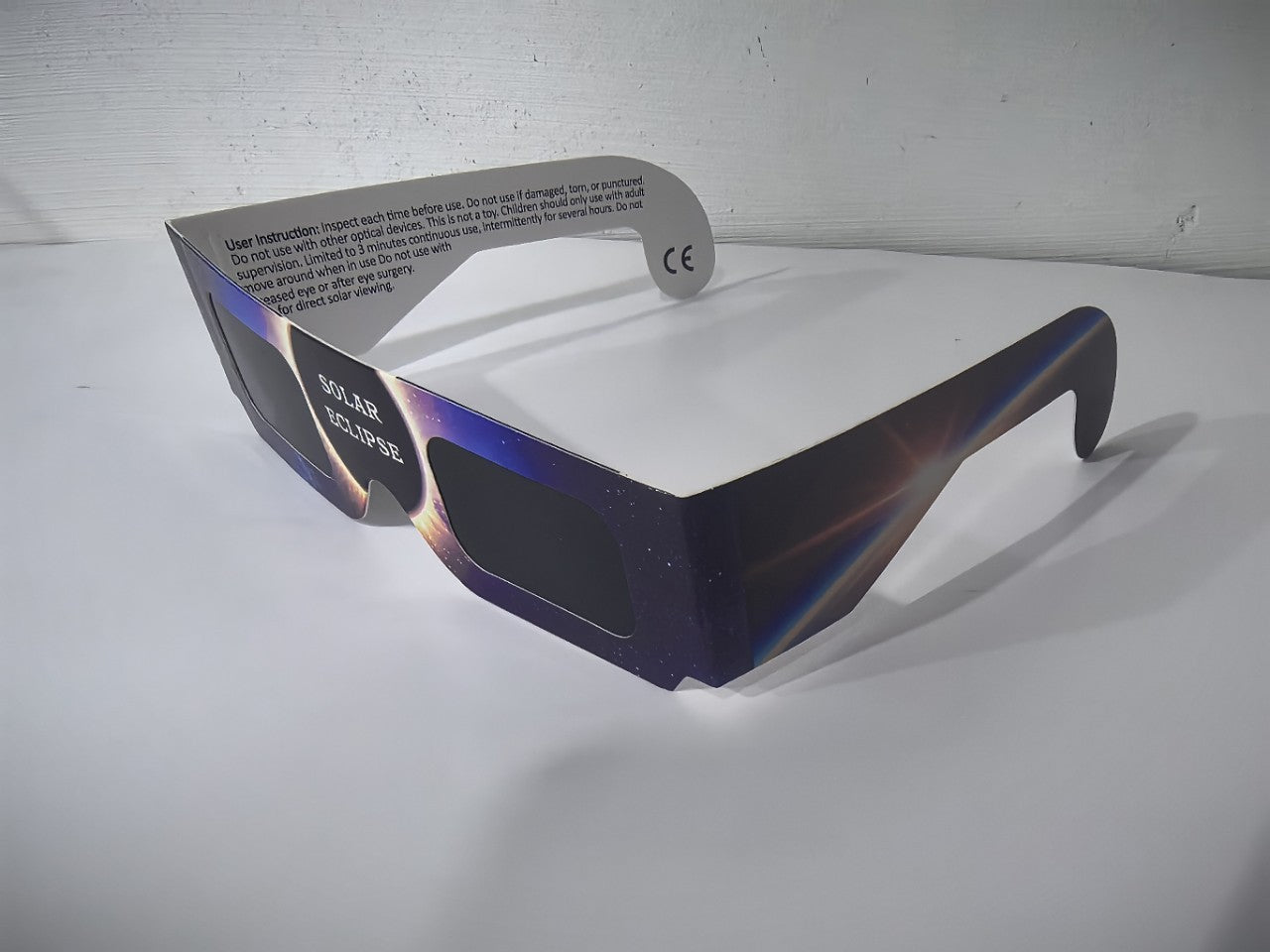 Paper Solar Eclipse Observation Glasses with Astronomical Designs