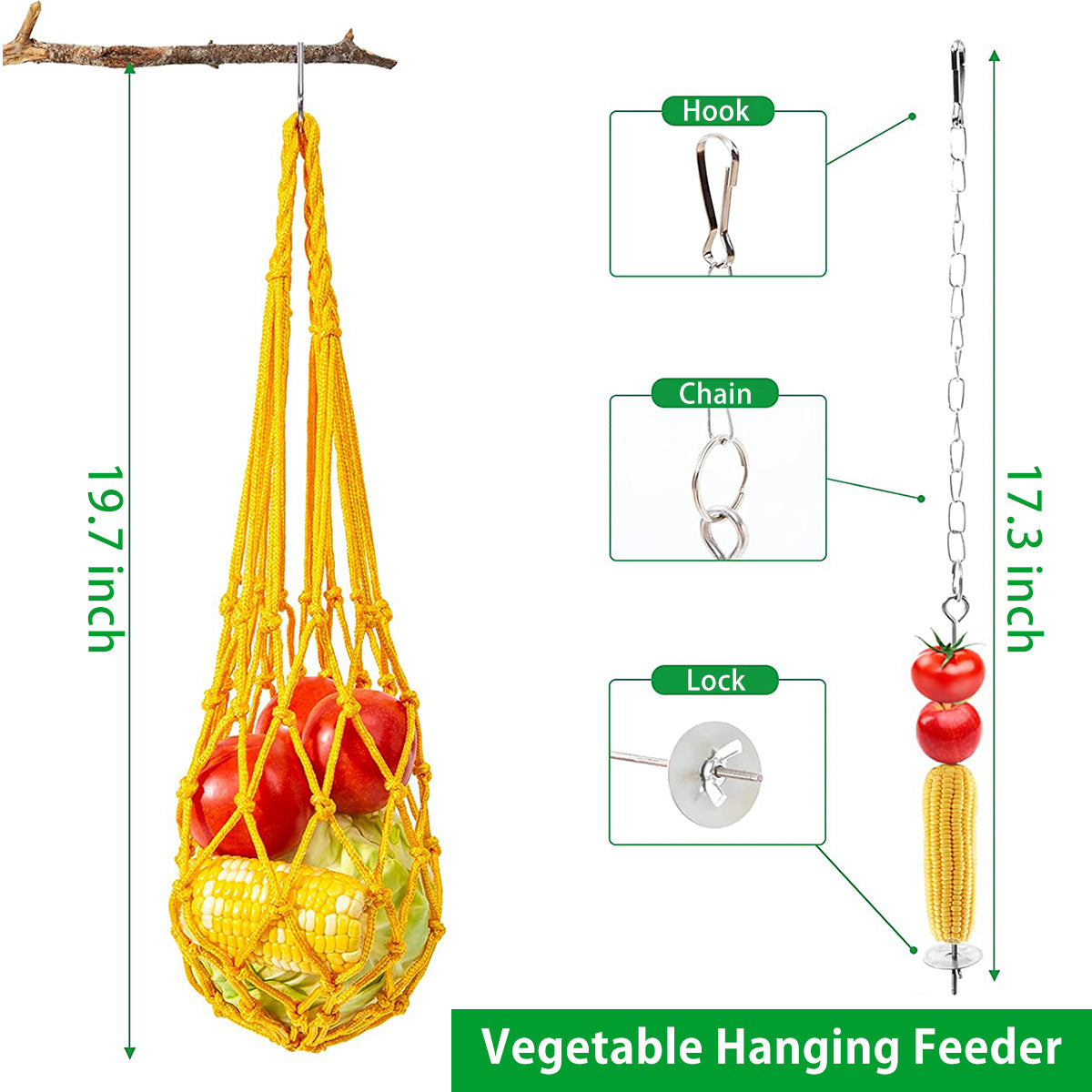 Parrot Chewing Toy Set