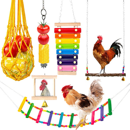 Parrot Chewing Toy Set