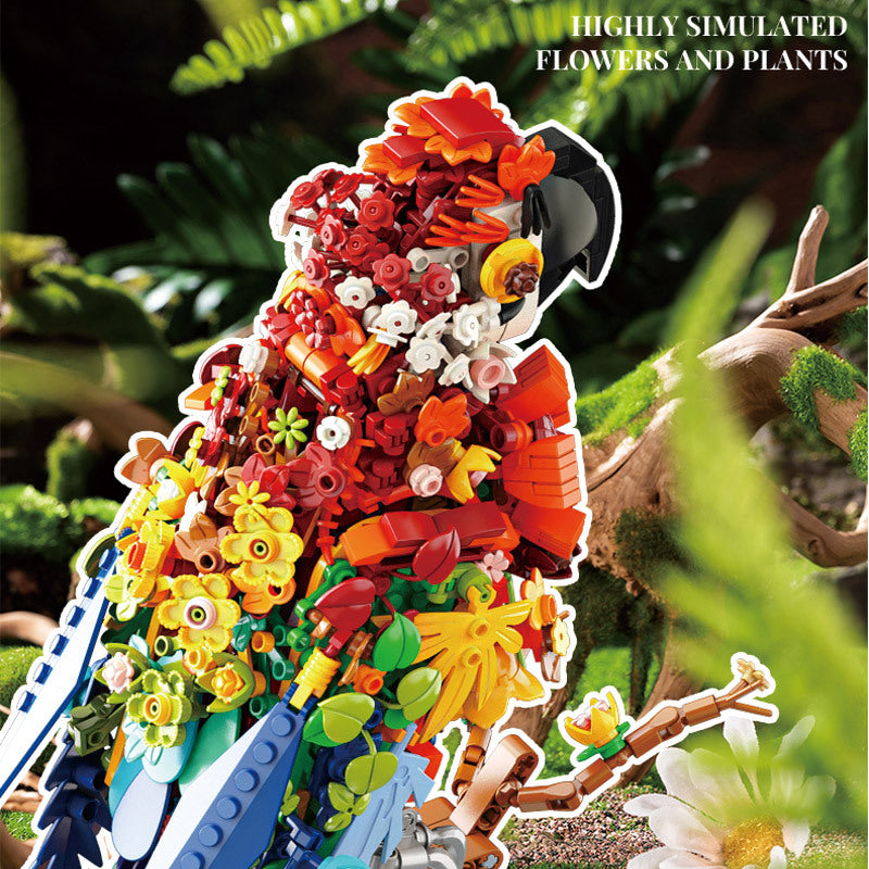 Parrot Ornaments Building Blocks