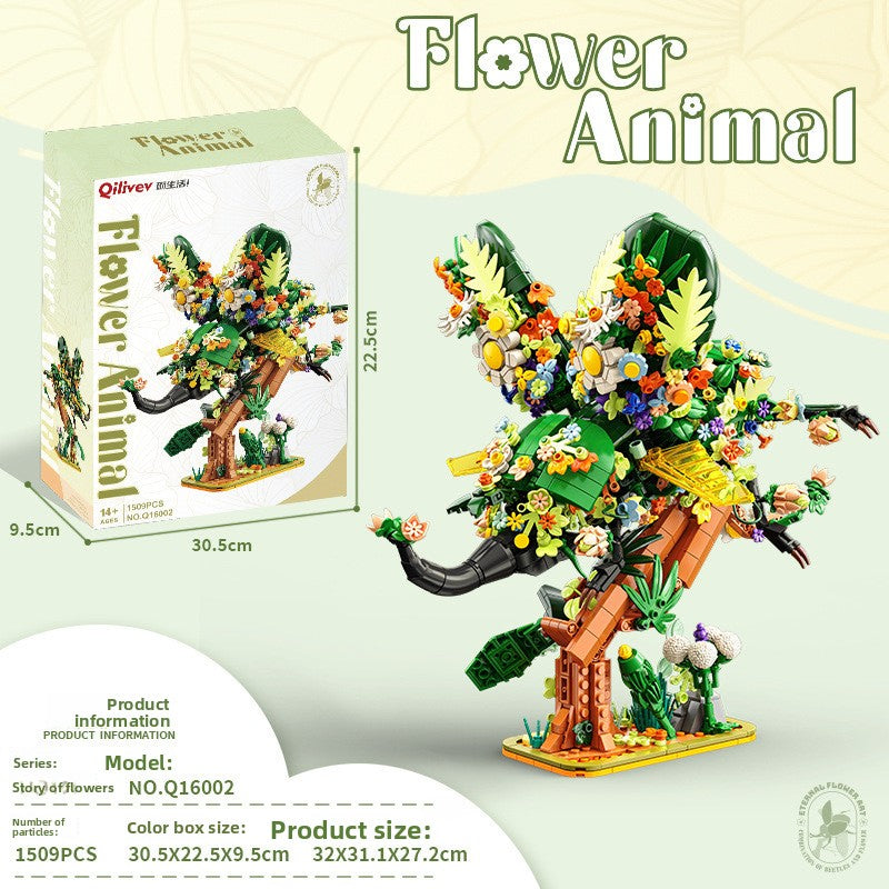 Parrot Ornaments Building Blocks