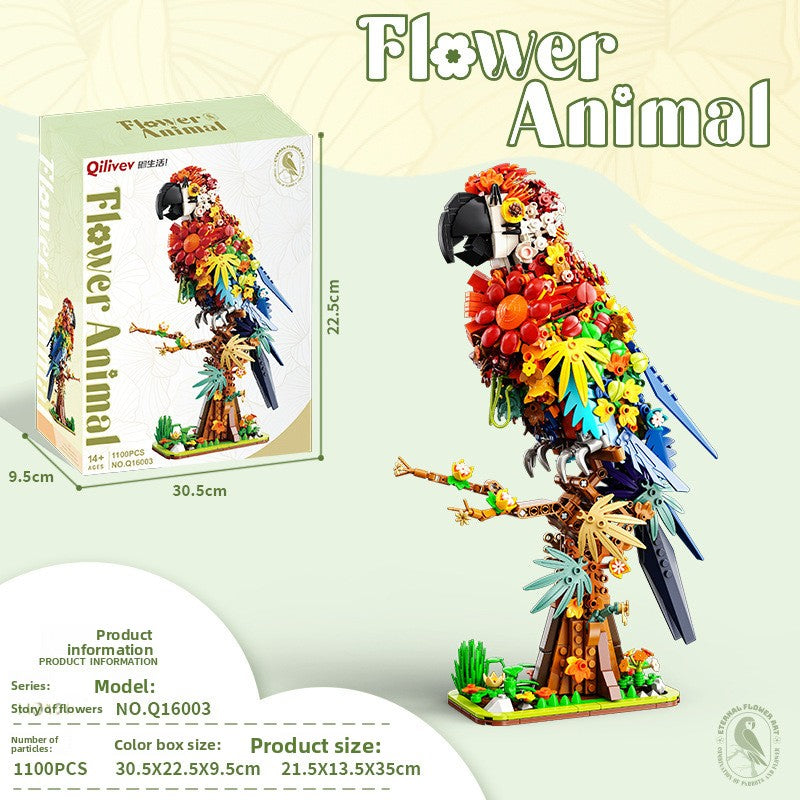 Parrot Ornaments Building Blocks