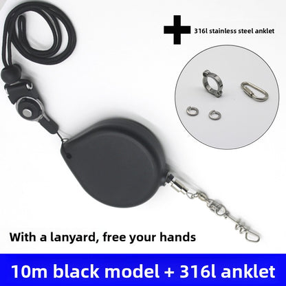 Parrot Retractable Flying Leash with Titanium Steel Foot Ring