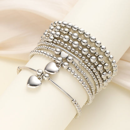 Party-style pillar rice bead bracelet