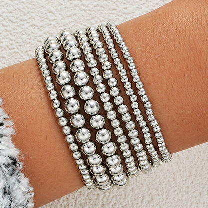 Party-style pillar rice bead bracelet