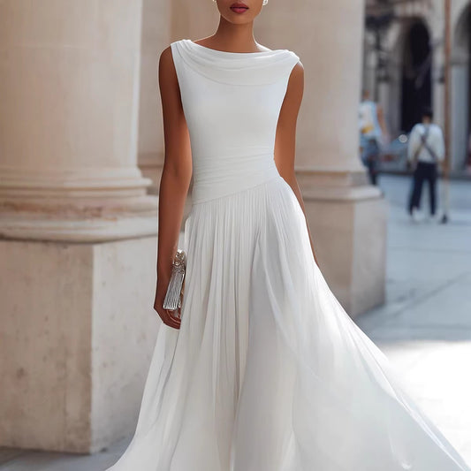 Party Swing-Neck Dress
