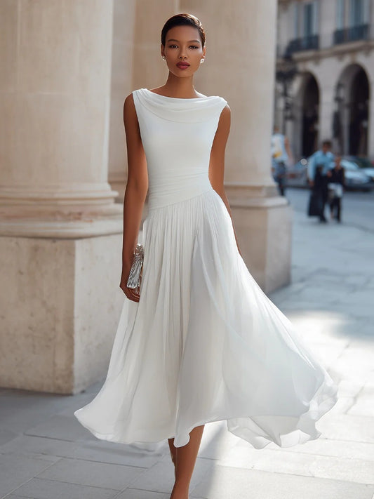 Party Swing-Neck Dress