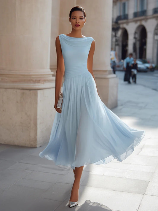 Party Swing-Neck Dress