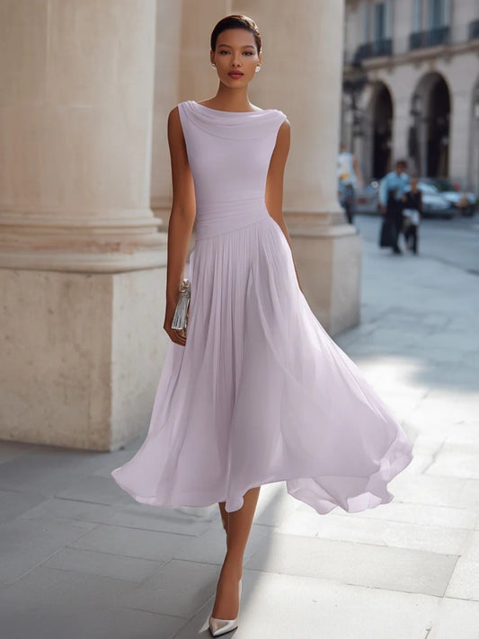 Party Swing-Neck Dress