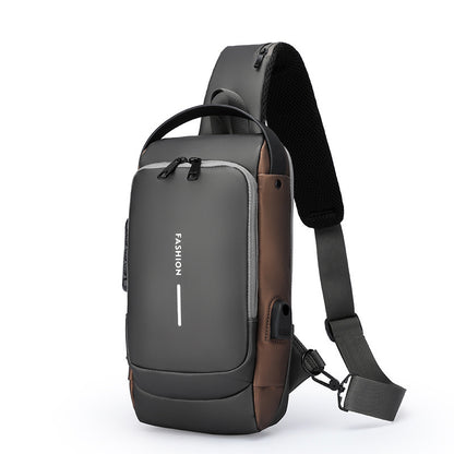 Password Lock Waterproof Chest Bag
