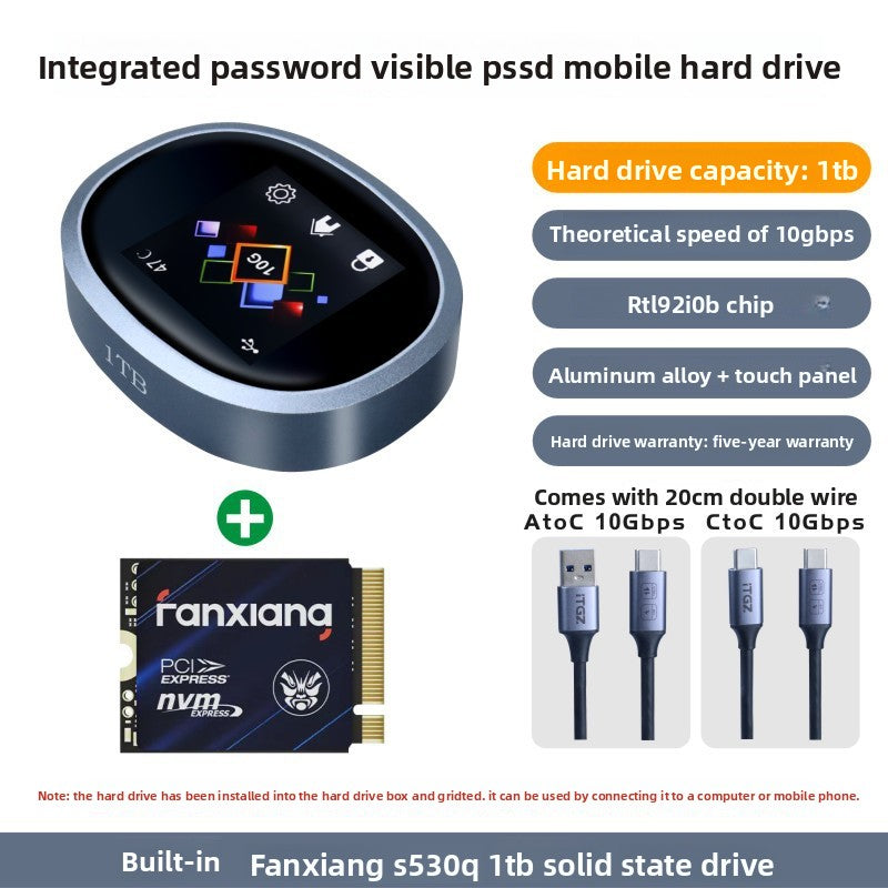Password-Protected Portable SSD