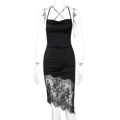 Patchwork lace dress