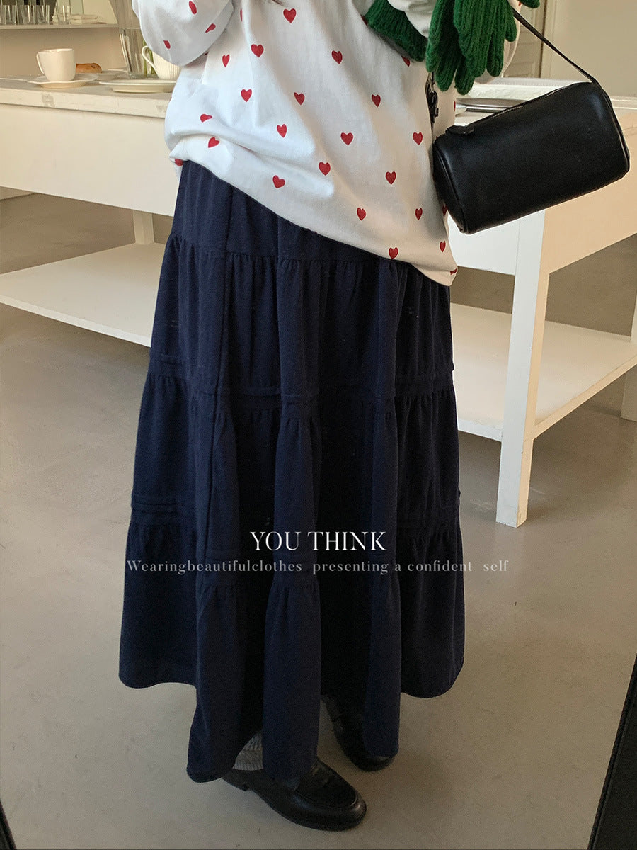 Patchwork Long Skirt