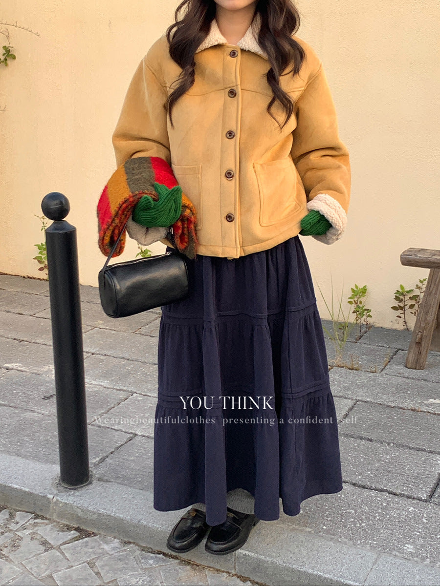 Patchwork Long Skirt