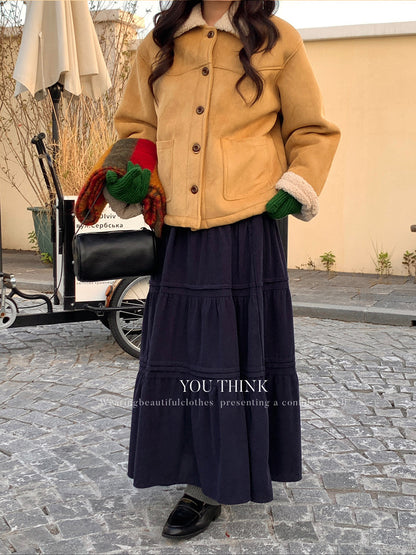 Patchwork Long Skirt