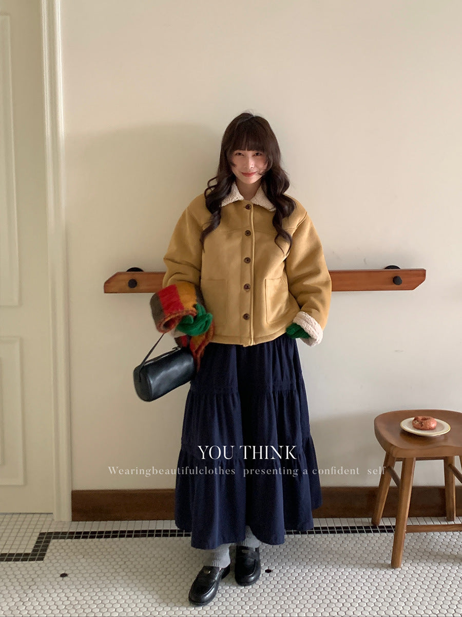 Patchwork Long Skirt
