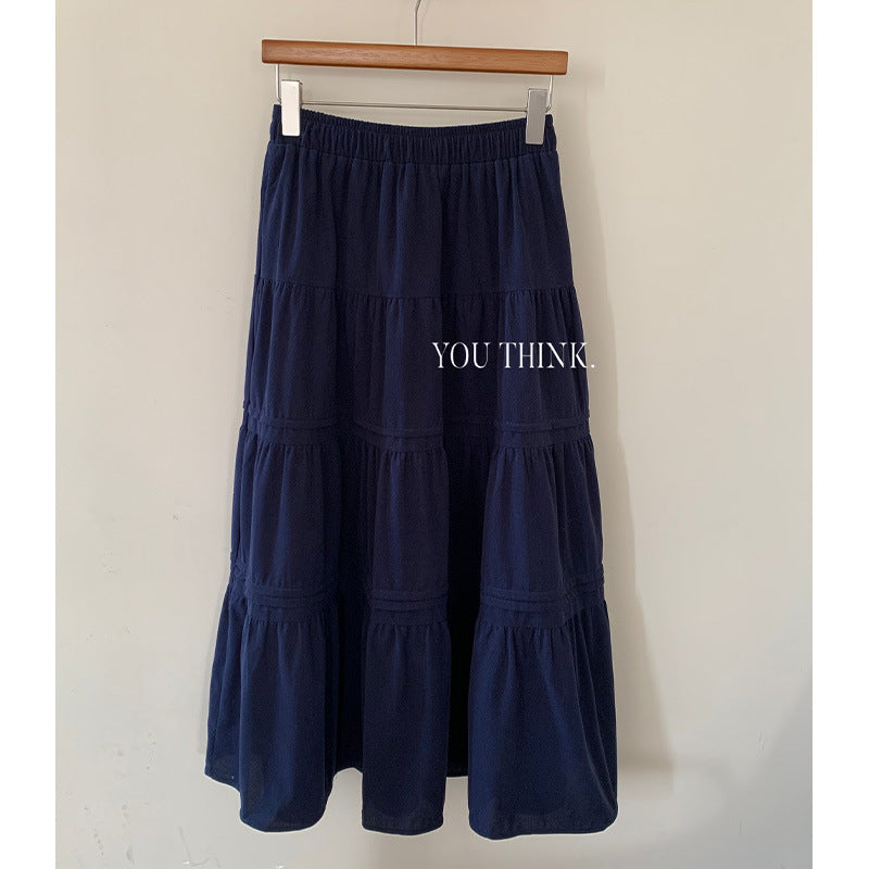 Patchwork Long Skirt