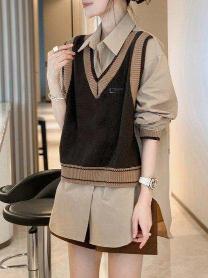 Patchwork shirt