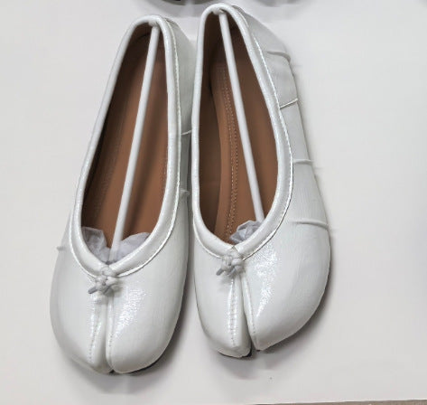 Patent Leather Flat Shoes