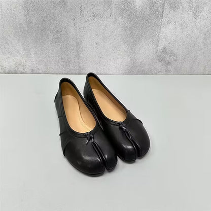 Patent Leather Flat Shoes