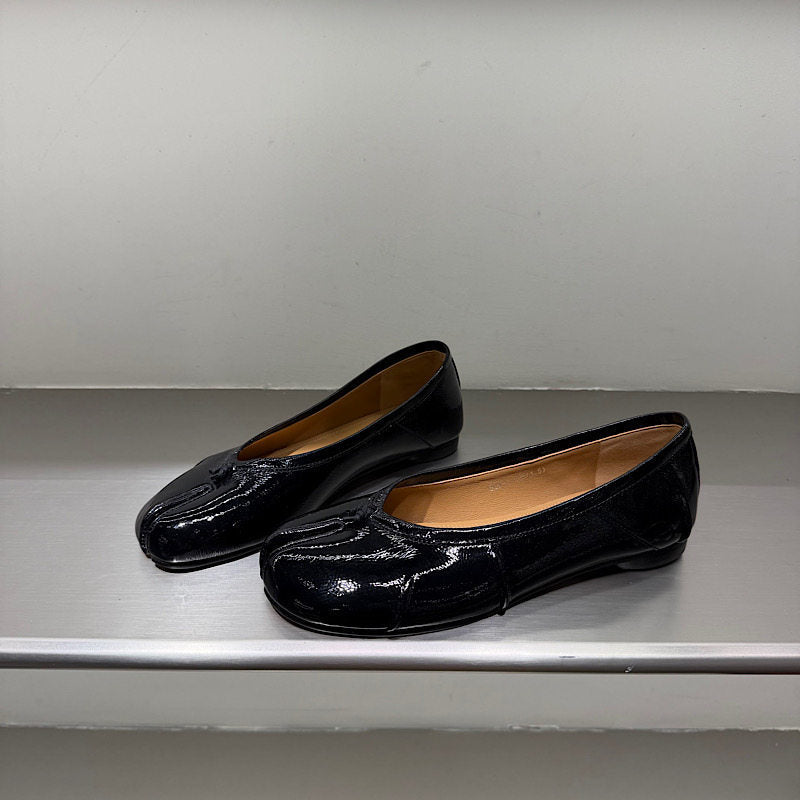 Patent Leather Flat Shoes