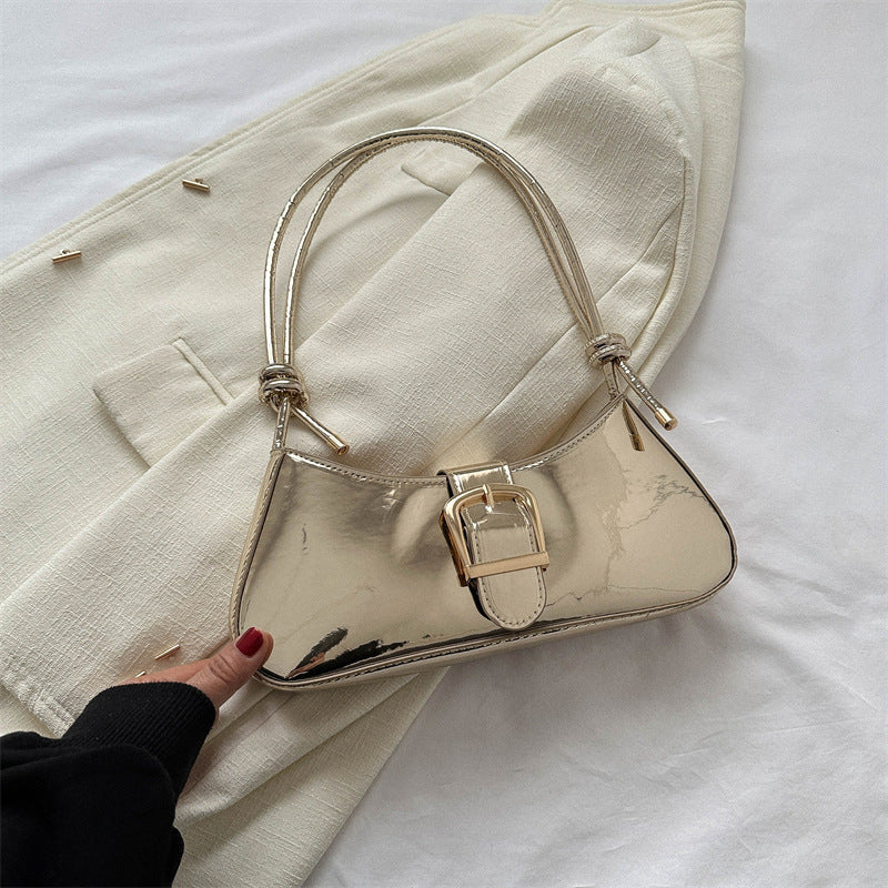 Patent Leather Small Shoulder Bag