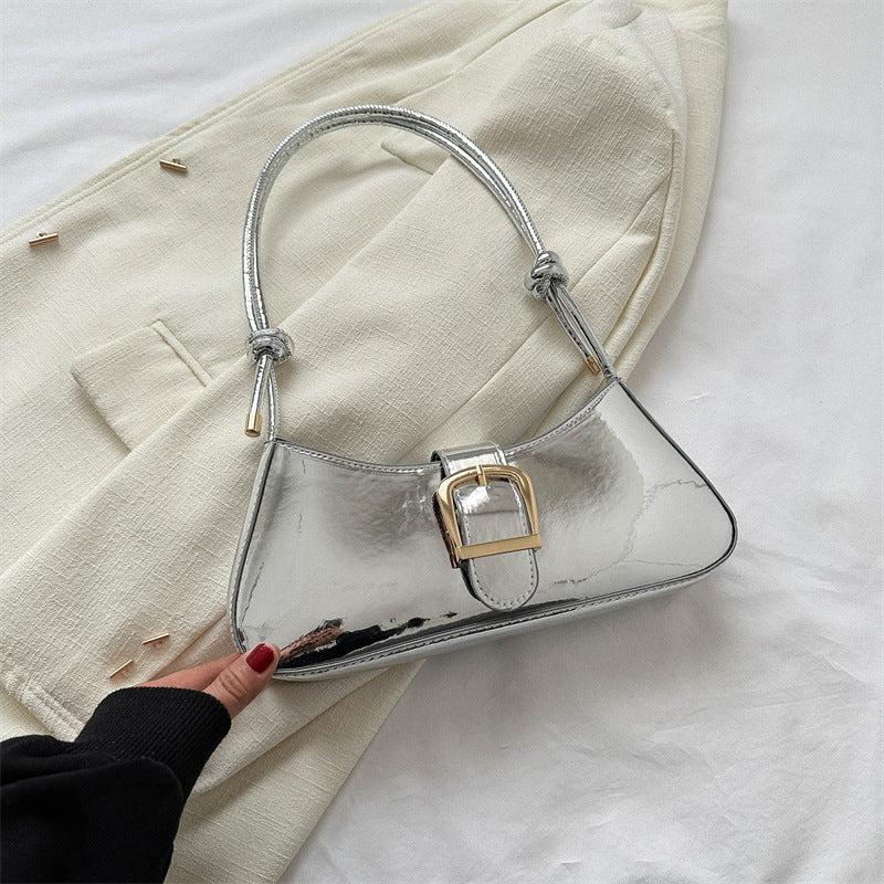 Patent Leather Small Shoulder Bag