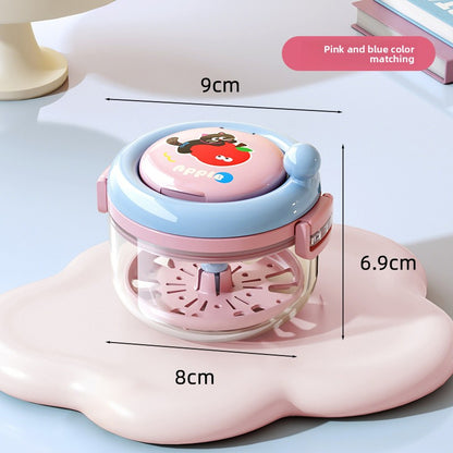Patented In-Stock Dental Retainer Storage Box, New Cartoon-Style Portable Multifunctional Denture Storage and Cleaning Box, Customizable