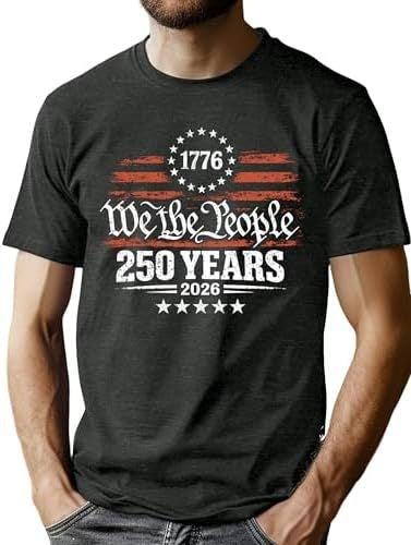Patriotic 3D Print Cotton T-Shirt
