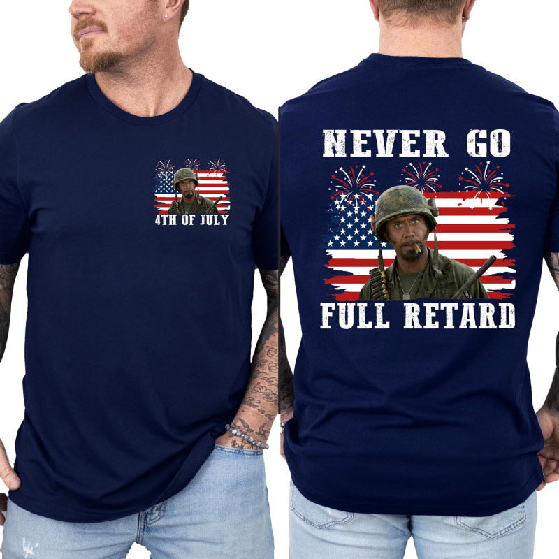 Patriotic Graphic Cotton Tshirt