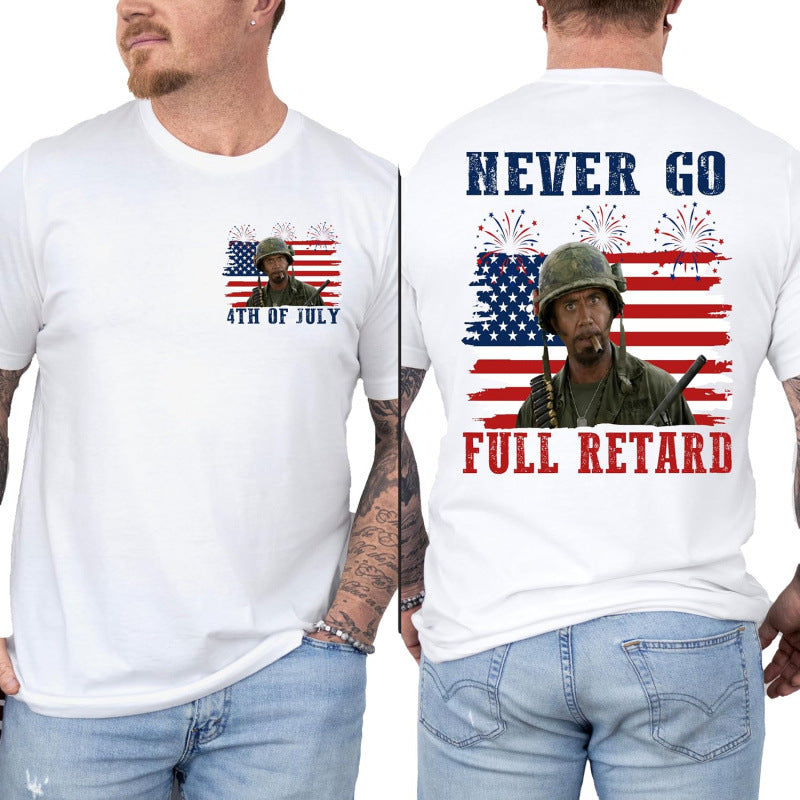 Patriotic Graphic Cotton Tshirt