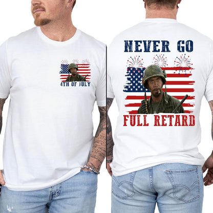 Patriotic Graphic Cotton Tshirt