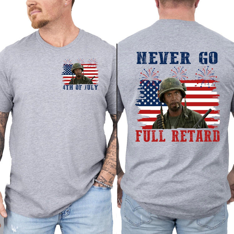Patriotic Graphic Cotton Tshirt