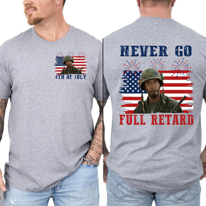 Patriotic Graphic Cotton Tshirt