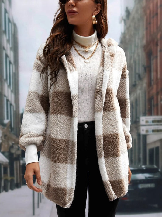 Patterned knitted cardigan