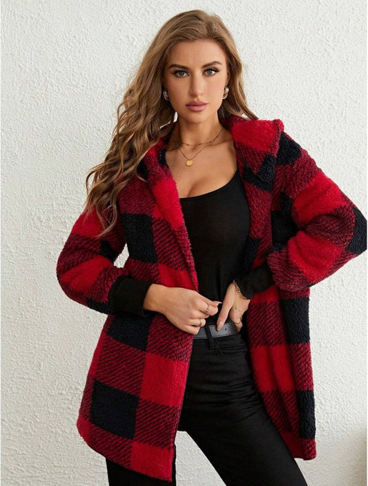 Patterned knitted cardigan