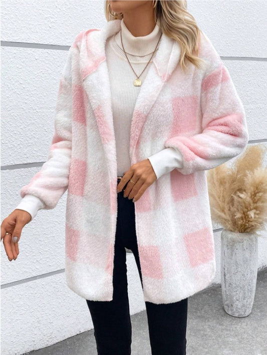 Patterned knitted cardigan