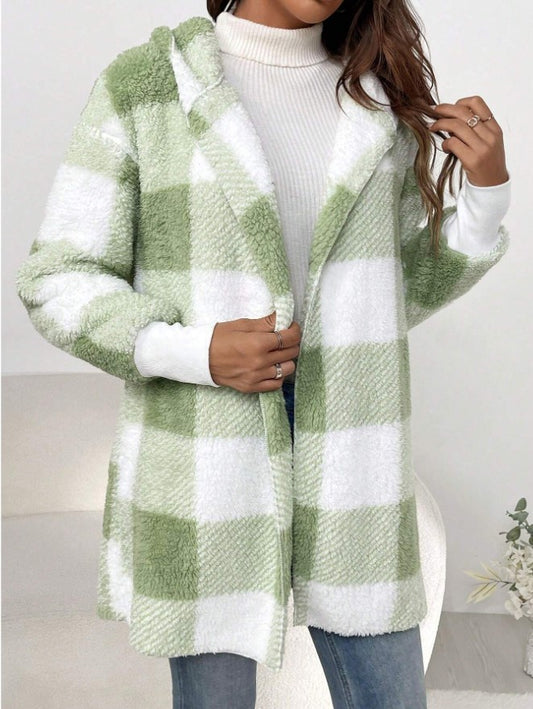 Patterned knitted cardigan