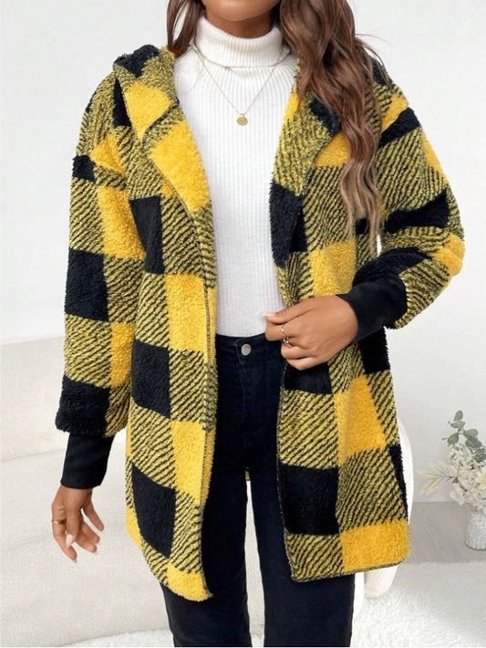Patterned knitted cardigan
