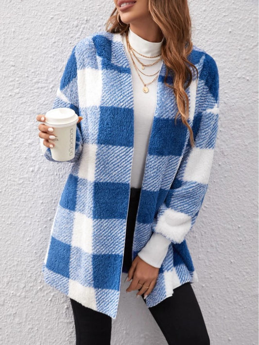 Patterned knitted cardigan
