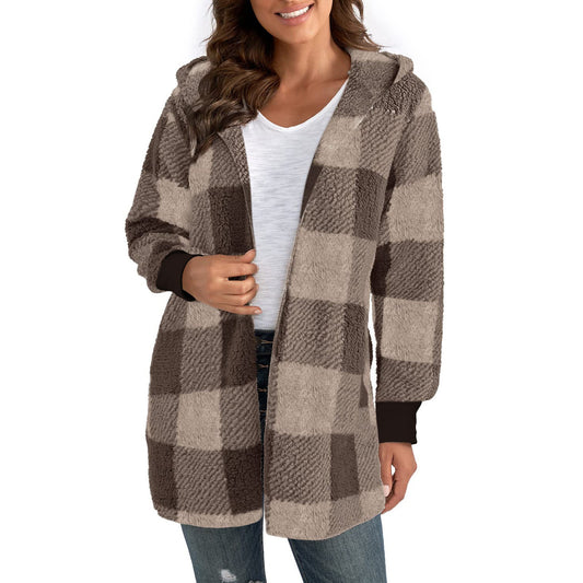 Patterned knitted cardigan