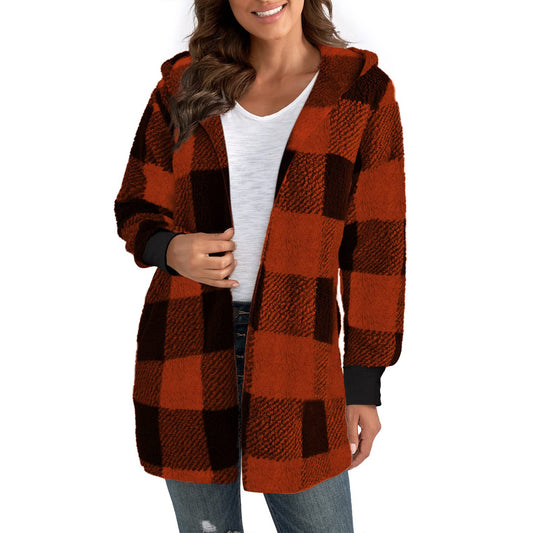 Patterned knitted cardigan